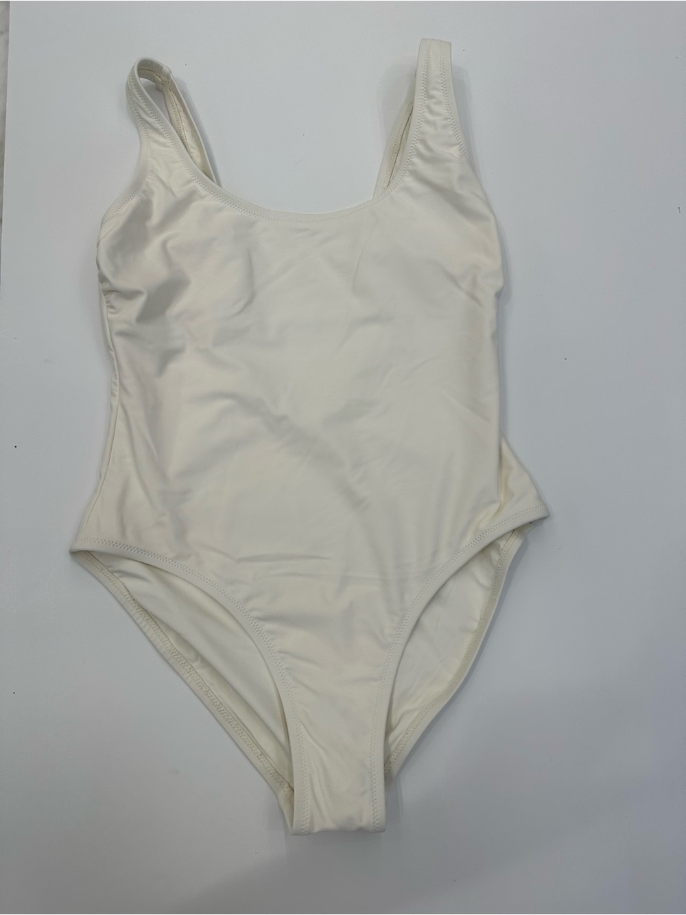 Solid & Stripe White One Piece - Picture 2 of 3